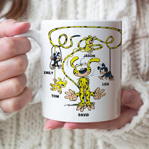 Best Dad Ever Houba Monkey Family 07OHDT300523 Personalized Coffee Mug - Coffee Mug - GoDuckee