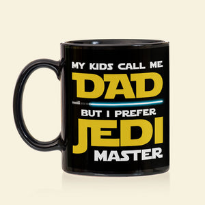 My Kids Call Me Dad Personalized Black Mug 02nati100523tm - Coffee Mug - GoDuckee
