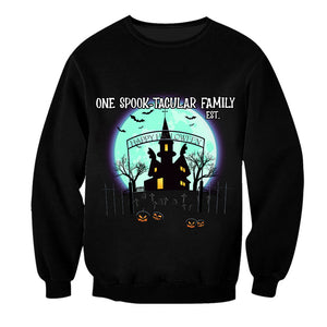 One Spook-Tacular Family, Gift For Family, Personalized Shirt, Ghost Family Shirt, Halloween Gift - Shirts - GoDuckee