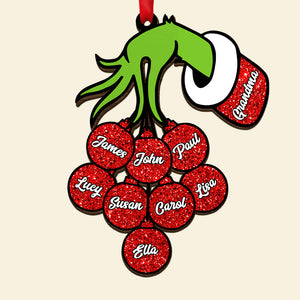 Christmas Gift For Family 04HUDT250823 Personalized Wood Ornament - Ornament - GoDuckee