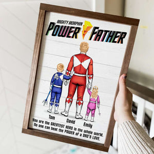 Mighty Morphin Power Father 07HUDT120523 Personalized Family Canvas Poster - Poster & Canvas - GoDuckee
