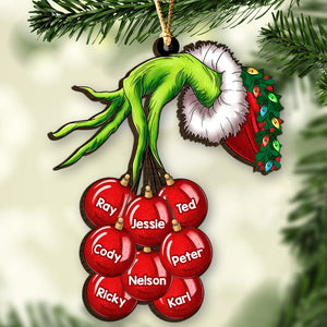 Family-Personalized Wood Ornament - PW17-ORNM-WOOD-01acdt080923 - Ornament - GoDuckee