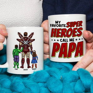 Call Me Papa 04ACDT170523TM Personalized Mug, Gift For Dad - Coffee Mug - GoDuckee