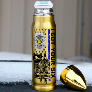 I Got Your Six 02QHDT271223 Personalized Bullet Tumbler, Gifts For Police - Bullet Tumblers - GoDuckee