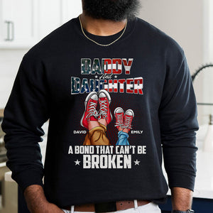 Gift For Dad and Daughter Personalized Dad Shirt A Bond That Can't Be Broken - GRER2005 (New) - Shirts - GoDuckee