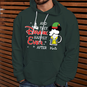 And They Drank Happily Ever After 03TODT251023 Personalized Shirt, Gifts For Couple - Shirts - GoDuckee