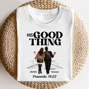 Fine A Good Thing, Couple Drinking Personalized T-shirt Hoodie Sweatshirt - Shirts - GoDuckee