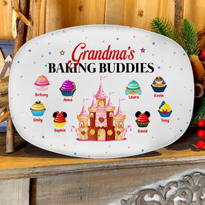 Family's Baking Buddies, Gift For Family, Personalized Resin Plate, Cupcake Kid Plate, Christmas Gift 01NADT241023 - Resin Plate - GoDuckee