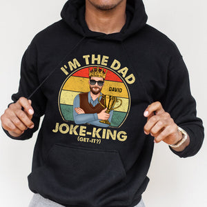 I'm The Dad Joke-King, Personalized Shirt, Gift For Dad - Shirts - GoDuckee