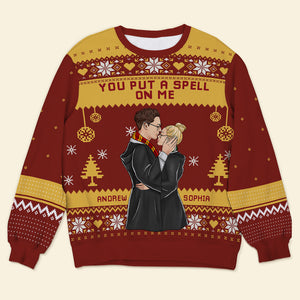 You Bring Magic To My Life 03HUDT160823TM Ugly Sweater, Christmas Gift For Couple - AOP Products - GoDuckee