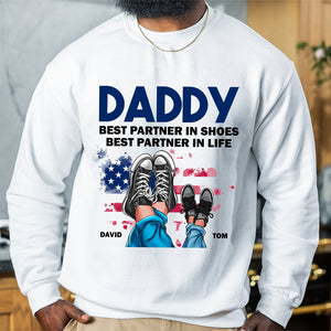 Family Daddy Shoes 01HTDT240423 Personalized T-shirt, Hoodie, Sweatshirt - Shirts - GoDuckee