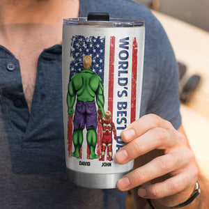 My Dad, Gift For Father's Day, 01HTDT250423TM Personalized Family Tumbler - Tumbler Cup - GoDuckee