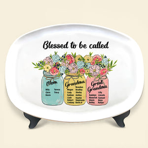 Blessed To Be Called 05HUDT070623 Personalized Resin Plate Gift For Family - Resin Plate - GoDuckee