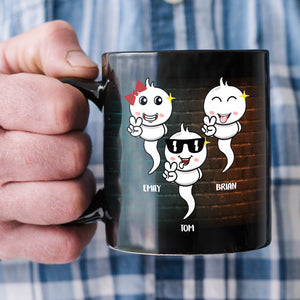 Seem Like Just Yesterday We Were Chillin' In Your Balls, Personalized Coffee Mug, Gift For Dad - Coffee Mug - GoDuckee