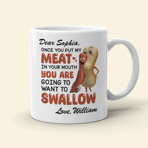 Romantic Couple, Love You Forever, Personalized Coffee Mug, Couple Gift, 04htdt310723 - Coffee Mug - GoDuckee