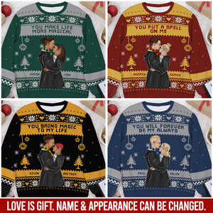 You Bring Magic To My Life 03HUDT160823TM Ugly Sweater, Christmas Gift For Couple - AOP Products - GoDuckee