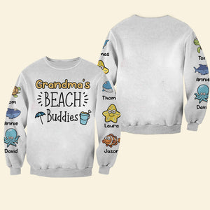 Family Beach Buddies, Personalized Shirt, Christmas Gifts For Family 03ACDT101023 - AOP Products - GoDuckee