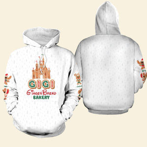 Family Ginger Bread Bakery, 02ACDT051023 Personalized Shirt, Christmas Gift For Family - AOP Products - GoDuckee