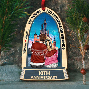 Personalized Wood Ornament 01ACDT300823TM Christmas Gifts For Couple - Ornament - GoDuckee