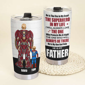 He Is My Father, Gift For Father's Day, 03ACDT160523TM Personalized Family Tumbler - Tumbler Cup - GoDuckee