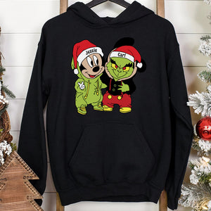 Gift For Couple, Friends, Personalized Shirt, Cartoon Christmas Costume Shirt, Christmas Gift 01ACDT041023 - Shirts - GoDuckee