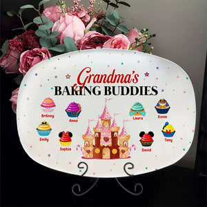Family's Baking Buddies, Gift For Family, Personalized Resin Plate, Cupcake Kid Plate, Christmas Gift 01NADT241023 - Resin Plate - GoDuckee