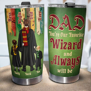 Magic Family Dad 04HUDT050523TM Gift For Father's Day, Personalized Family Tumbler - Tumbler Cup - GoDuckee