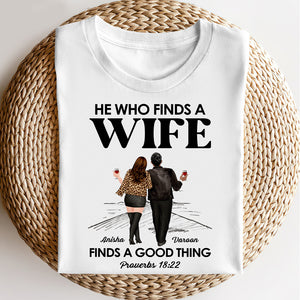 Fine A Good Thing, Couple Drinking Personalized T-shirt Hoodie Sweatshirt - Shirts - GoDuckee