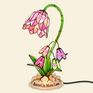 Lily Flower Acrylic Plaque - Personalized Gifts For Mom 02NAMG060226 - Light Box - GoDuckee