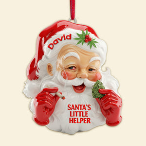 High Santa's Little Helpers Acrylic Ornament, Personalized Gifts For Smokers 08qhmg151125 - Ornament - GoDuckee