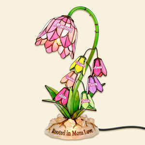 Lily Flower Acrylic Plaque - Personalized Gifts For Mom 02NAMG060226 - Light Box - GoDuckee