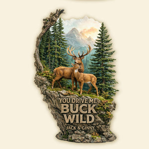 Hunting Couple Acrylic Plaque - Personalized Gifts For Couple 01HUMG190126 - Shaped Plaques - GoDuckee