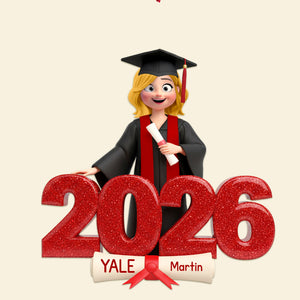 2026 Grad Acrylic Light Box - Personalized Gifts For Graduates 02namg301025 - Light Box - GoDuckee