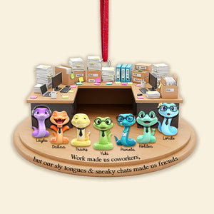 Snake Coworker Acrylic Ornament - Personalized Gifts For Coworker 05tomg151125 - Ornament - GoDuckee