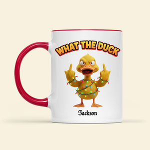 Funny Holiday Duck Coffee Mug – Personalized Gifts For Duck Lovers 03namg031125 - Coffee Mug - GoDuckee