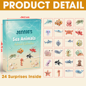 Sea Animals Advent Calendar Acrylic Blind Box - Personalized Gifts For Christmas 11kimg151125 - Advent Calendar - GoDuckee