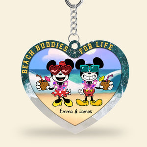 Personalized Gifts For Couple Keychain 01KADC110624 - Keychains - GoDuckee