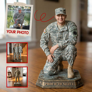 Military Veterans Acrylic Plaque - Custom Photo Gifts For Veterans 01tgmg221225 - Shaped Plaques - GoDuckee