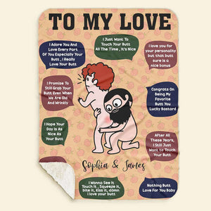 Personalized Gifts For Couple Blanket 04OHDC220624HH - Blanket - GoDuckee