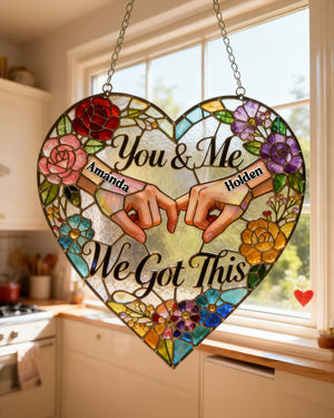 We Got This Suncatcher Ornament - Personalized Gifts For Couple 04hymg070126 - Ornament - GoDuckee