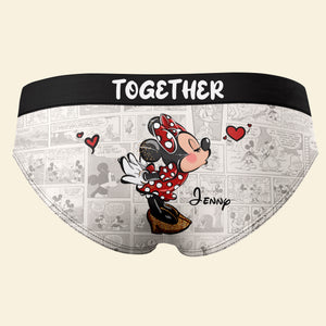 Personalized Gifts For Couples Boxers Together & Forever 03HUTI120124 - Boxers & Briefs - GoDuckee