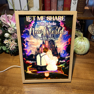 Couple Gift, Personalized Light Picture Frame, New World Couple Picture Frame 04TOTI161123TM - Poster & Canvas - GoDuckee