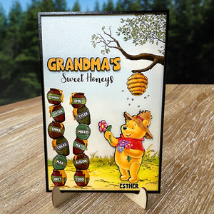 Personalized Gifts For Grandma Wood Sign Sweet Honeys 03HTDT010224 - Wood Signs - GoDuckee