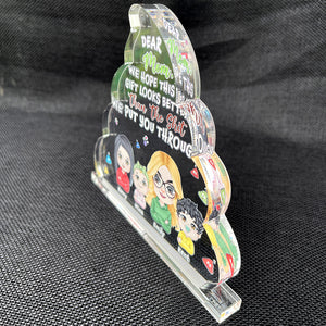 Personalized Gifts For Mom Plaque We Hope This Gift Looks Better Than The Shit We Put You Through Mother's Day Gifts - Shaped Plaques - GoDuckee