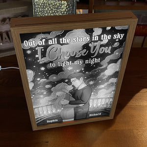 Personalized Gifts For Couple Light Frame I Choose You 01toqn211223da - Canvas Print - GoDuckee