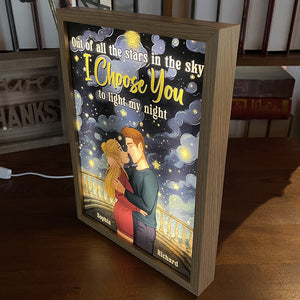 Personalized Gifts For Couple Light Frame I Choose You 01toqn211223da - Canvas Print - GoDuckee