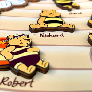 Personalized Gifts For Grandma Wood Sign Grandma's Reasons To Bee Happy 05htqn060224 - Wood Signs - GoDuckee