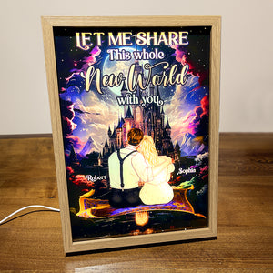 Couple Gift, Personalized Light Picture Frame, New World Couple Picture Frame 04TOTI161123TM - Poster & Canvas - GoDuckee