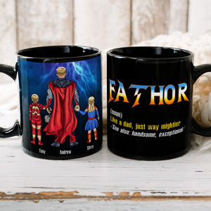 Father's Day 01HUPO080423TM-01 Personalized Coffee Mug - Coffee Mug - GoDuckee