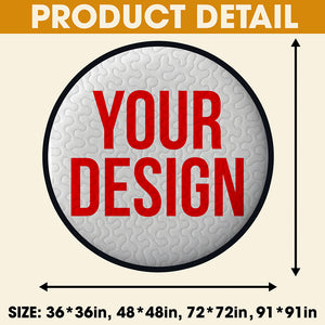 Cozy Forest Escape Round Mat – Personalized Gifts For Couple 04NAQN081025 - Doormat - GoDuckee